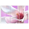 DEQORI Glasbild Echtglas 3x50x100 cm 'Magnolienblüte' Produktbild-Vorschau 2