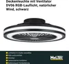 MeLiTec Deckenleuchte mit Ventilator, Deckenlampe mit Produktbild-Vorschau 8