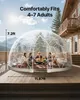 SucceBuy Cupola trasparente da giardino, tenda a bolle Anteprima dell’immagine prodotto 3