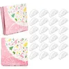 24er Set transparente Kunststoff Serviettenhalter – Produktbild-Vorschau 1
