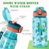 Trinkflasche Kinder, 600ml Kindertrinkflasche mit Produktbild-Vorschau 2