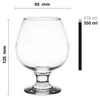 Glasmark KROSNO, 350ml, set di 6, bicchiere da cognac, Anteprima dell’immagine prodotto 2