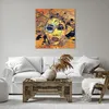 Bild auf Leinwand - Leinwandbild - Gesicht Frau - 70x70cm - Produktbild-Vorschau 6