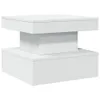 A white modern coffee table with a layered design. Náhled obrázku produktu