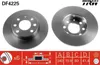 TRW Bremsscheiben (2 Stück) Vorderachse DF4225 Produktbild-Vorschau 2