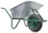 Matrix Schubkarre 100l 250kg Luftrad Bauschubkarre grün Produktbild-Vorschau 2