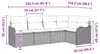 vidaXL Tuinset met loungebank, grijs, van polyrotan Productafbeelding-voorbeeld 8