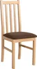 4er Set Moderne Holzstühle mit gepolstertem Sitz - Ideal Produktbild-Vorschau 4