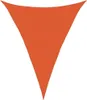 Sonnensegel 160 g/m² Dreieckig Orange 3x4x4 m HDPE Produktbild-Vorschau 1