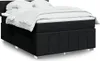 Boxspringbett mit Matratze Schwarz 140x190 cm Stoff, Produktbild-Vorschau 1