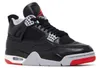 Nike Jordan 4 Retro "Bred Reimagined" Schwarz, Größe: 46 Produktbild-Vorschau 2
