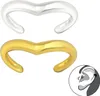 Ohrklemme Silber 925: Ear Cuff Ohrring ohne Loch Silber Produktbild-Vorschau 2