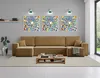 Wohnlandschaft U-Form Cappuccino COMO Cord mit Bett Sofa Produktbild-Vorschau 2