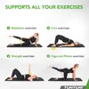 Tappetino Fitness - Tappetino yoga NBR - Nero Anteprima dell’immagine prodotto 6