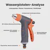 Gartenschlauchdüse 4-Punkt, Hochdruckreiniger, einstellbare Produktbild-Vorschau 6