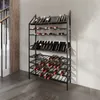MetaloPro Casier à vin Burgundy – Support métallique noir Voir les images du produit 15