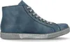 A side view of a blue high-top sneaker. Anteprima dell’immagine prodotto