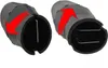 Two black hose connectors with red arrows indicating direction. Produktbild-Vorschau
