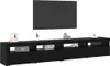 vidaXL TV-Schrankset 3 stk. Schwarz Eichen-Optik Produktbild-Vorschau 3