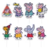 Cake Topper Peppa Pig - 16 pièces, hauteur : 4,8cm Voir les images du produit 3