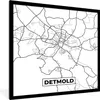 MuchoWow® Gerahmtes Poster Detmold - Karte - Stadtplan Produktbild-Vorschau 1