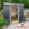 GARDEBRUK® L Metall Gerätehaus 2m² mit Fundament Produktbild-Vorschau 5