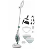 A steam mop and its accessories are displayed against a white background. Náhled obrázku produktu