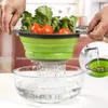 Lot de 2 - Passoire en silicone pliable, Bol en silicone, Voir les images du produit 4
