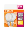 Packaging for a 2-pack of OSRAM LED light bulbs. Produktbild-Vorschau