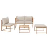SVITA DETROIT Gartenmöbel Set Polyrattan Lounge Modular Produktbild-Vorschau 4