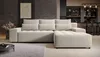 AX LIVING Ecksofa mit Schlaffunktion Alvorada 280 cm creme Produktbild-Vorschau 2
