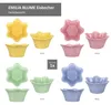 4er Set Emilia Blume Eisbecher 150ml Ø12cm Steingut Produktbild-Vorschau 4