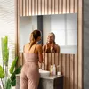 Badspiegel mit LED Beleuchtung 80x70 cm Josie - Horizontal Produktbild-Vorschau 3