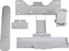 A collection of satellite dish mounting hardware and accessories laid out on a white background. Anteprima dell’immagine prodotto