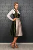 Traditionelles Dirndl Adele Grün Größe 42 Rocklänge 66cm Produktbild-Vorschau 4