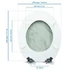 Sanfino® Premium WC Sitz "Marmor" hochwertiger Produktbild-Vorschau 5