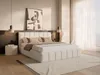 A bedroom scene with a bed, nightstand, and artwork. Produktbild-Vorschau