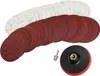 50 Blatt Klett Schleifscheiben 125mm Sortiment Korn 40-180 Produktbild-Vorschau 1