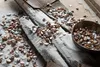 DEKOSTEINE metallic 9-13mm. 1kg. GELBGOLD Produktbild-Vorschau 3