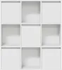 vidaXL Bibliothèque blanche 89x24x101,5 cm Bois composite Voir les images du produit 4