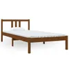 vidaXL Massivholzbett Honigbraun 90x200 cm - Bettrahmen - Produktbild-Vorschau 3