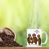 Kaffeebecher mit Faultiere beim Sport Motiv und Spruch: Produktbild-Vorschau 3