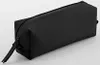 A black pencil case is shown against a white background. Voir les images du produit