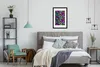 MuchoWow® Gerahmtes Poster Tiermuster - Panther - Farbe Produktbild-Vorschau 5