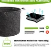 5PC Pflanzsack Home Growbag 5 Gallon Pflanztaschen aus 360 Produktbild-Vorschau 6