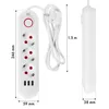 Maclean Multiprise Câble d'extension 3 prises + 3xUSB Voir les images du produit 15