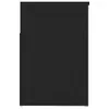 vidaXL Panca per scarpe nera 80x30x45 cm Materiale a base Anteprima dell’immagine prodotto 6