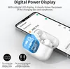 A close-up view of wireless earbuds in their charging case, placed next to a smartphone displaying Bluetooth connection information. Produktbild-Vorschau