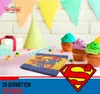 Servietten Superman 33x33 cm 20er Tischdeko Produktbild-Vorschau 2