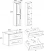 RODAN | Badezimmermöbel Set - 80 cm & 136 cm - Weiß Matt - Produktbild-Vorschau 7